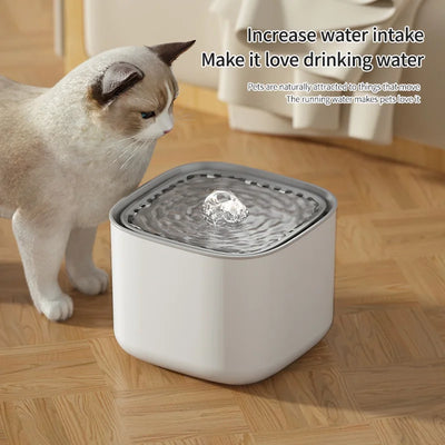 3L Whisper-Quiet Cat Water Fountain Dispenser