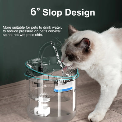 Cat Dog Water Fountain Dispenser Automatic Pet Drinking Fountain