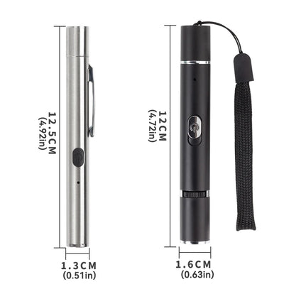 365 UV Veterinary Wood Lamp Pet Fungus Detection Waterproof Flashlight Skin Ultraviolet Light Cat Moss Tinea Light Black Mirror