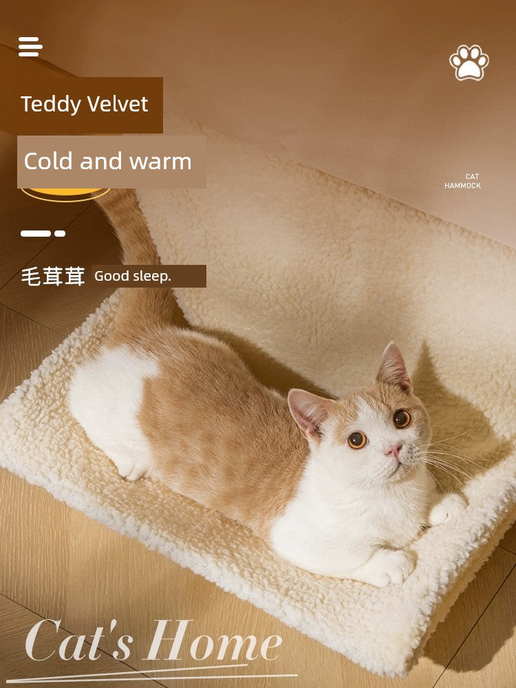 Cat Bedside Hanging Bed Hanging Cat Nest Hanging Nest Window Balcony Cat Rack Pet Cat Hammock Sun-Drying Handy Gadget