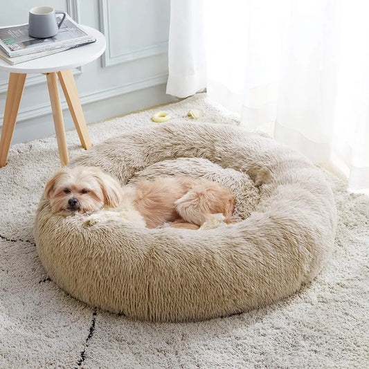 Cozy Plush Cat Bed - Ultimate Comfort for Pets