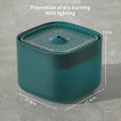 3L Whisper-Quiet Cat Water Fountain Dispenser USB Green Upgrade 3L
